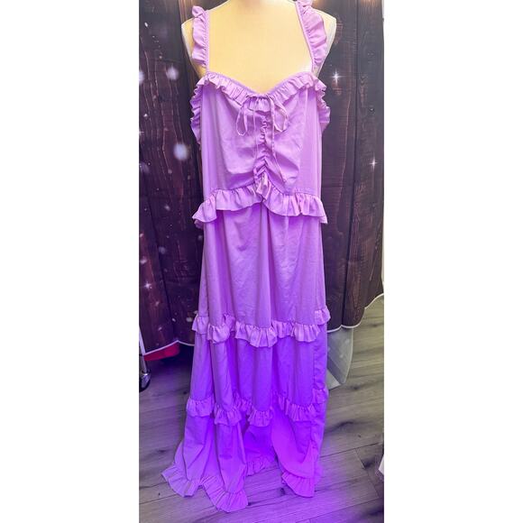Floor Length Pink Sundress - Picture 1 of 3